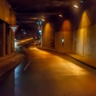Einfahren in den Tunnel – immer wieder spannend: Wird das Einfädeln heute wohl klappen?