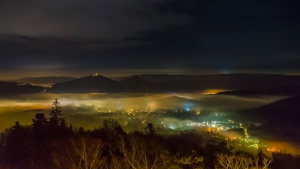 Baden-Baden im Nebel