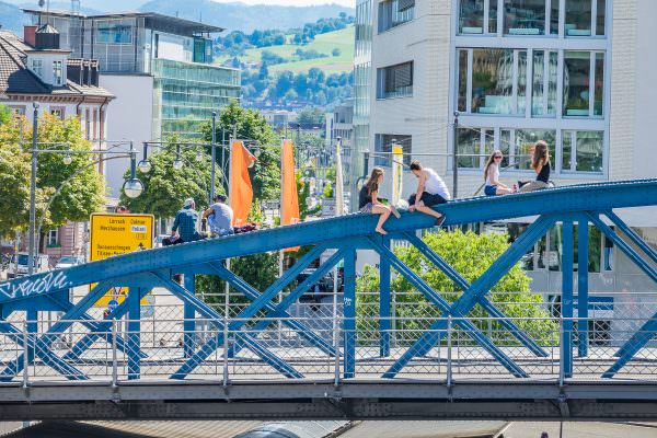 Abhängebrücke in Freiburg 1